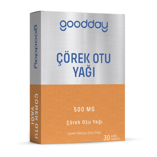 Goodday Çörek Otu Yağı Takviye Edici Gıda 30 Kapsül - Goodday