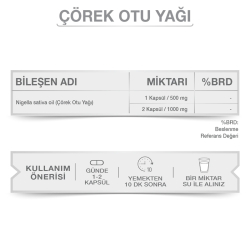 Goodday Çörek Otu Yağı Takviye Edici Gıda 30 Kapsül - 4
