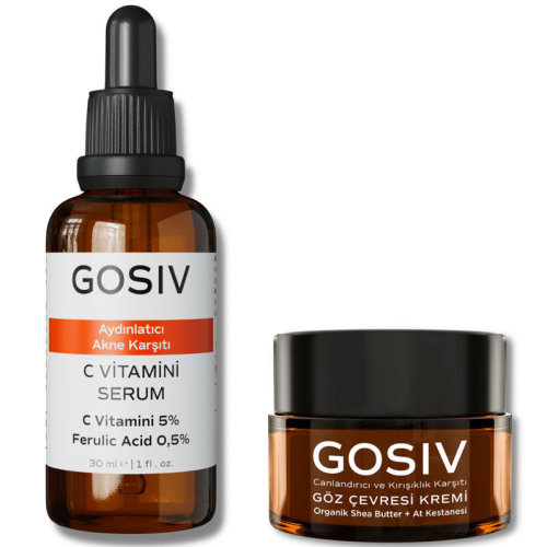 Gosiv Anti-Aging Etkili Göz Çevresi Destekleyici Cilt Bakım Seti - Gosiv