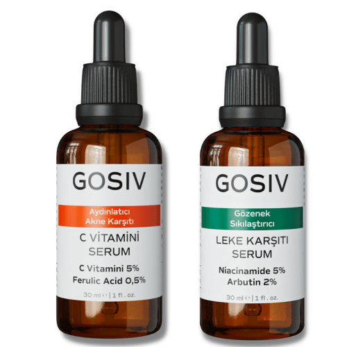 Gosiv Leke Eğilimli Ciltlere Özel Aydınlatmaya Yardımcı Bakım Seti - Gosiv