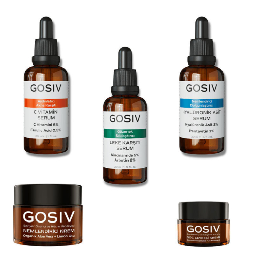Gosiv Tamamlayıcı Rutin 5 Ürün Cilt Bakım Seti - Gosiv
