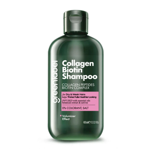 Greenlabel Biotin ve Kolajen At Kuyruğu Şampuanı 400 ml - Greenlabel