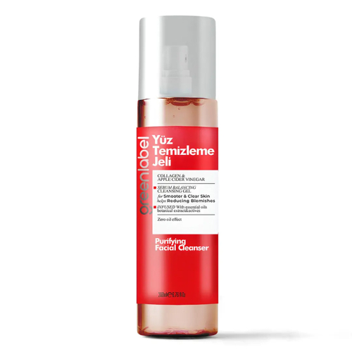 Purifying Facial Cleanser - Elma Sirkesi - Kolajen Özlü Arındırıcı Yüz Temizleme Jeli 200 ml - Greenlabel