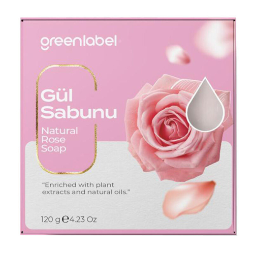 Greenlabel Gül Sabunu 120 gr - Greenlabel