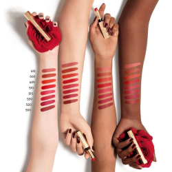 Guerlain KissKiss Blur Matte Lips 599 - Red Aster - 4