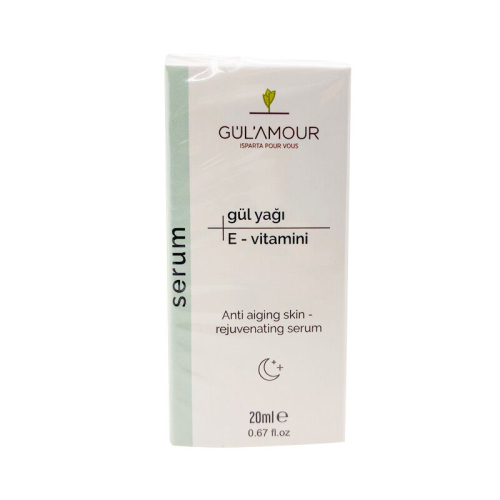 GülAmour Gül Yağı ve E Vitamini İçeren Serum 20 ml - GülAmour