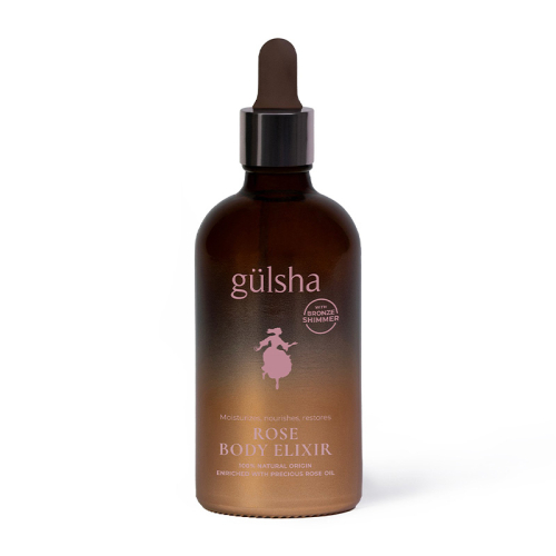 Gülsha Bronz Işıltılı Güllü Vücut İksiri 100 ml - Gülsha