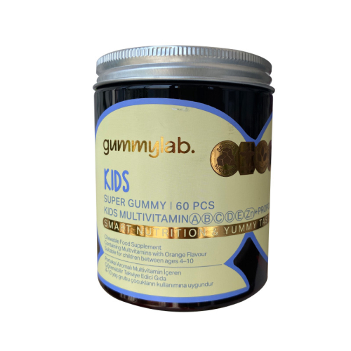 Gummylab. Kids Super Gummy 60 Adet Jel Form - Gummylab.