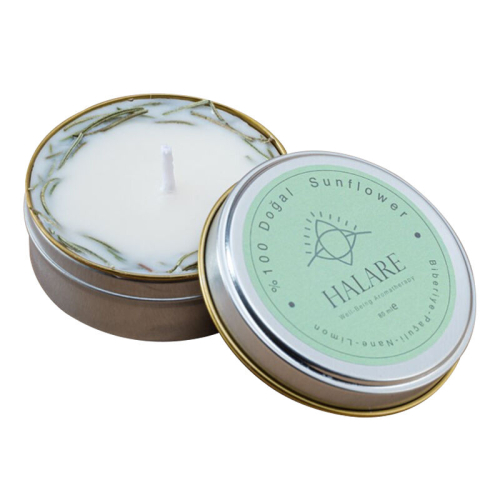 Halare Aromatherapy Biberiye-Paçuli-Nane-Limon Aromalı Mum 80 ml - Halare Aromatherapy