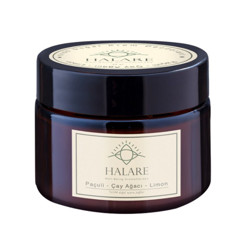 Halare Aromatherapy Doğal Krem Deodorant (Paçuli - Çay Ağacı - Limon) 45 gr. - Halare Aromatherapy