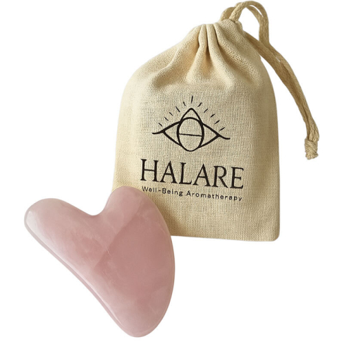 Halare Aromatherapy Pembe Kuvars Doğal Taş Gua Sha - Halare Aromatherapy