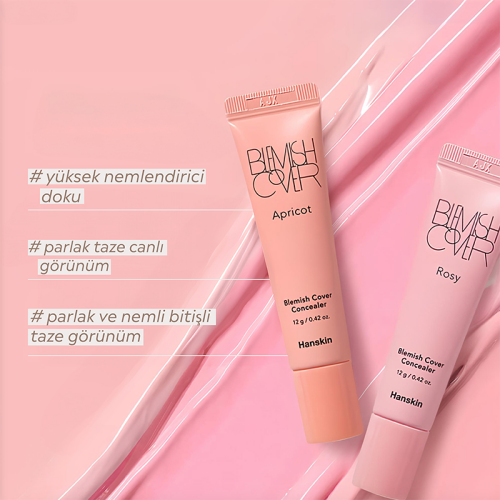 Hanskin Blemish Cover Concealer Rosy 12 g - 4