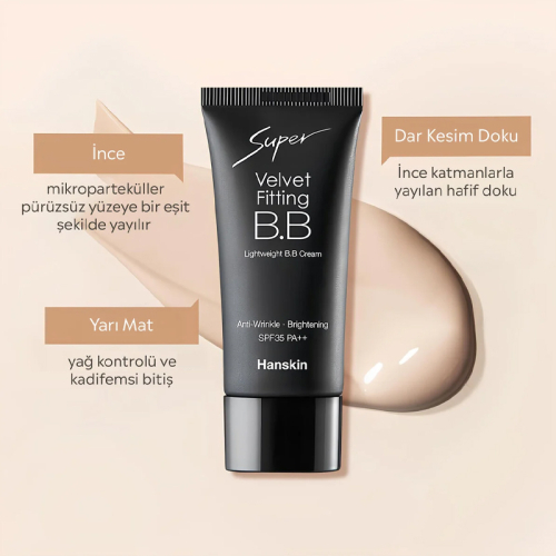 Hanskin Velvet Fitting BB Cream 30 gr - 2