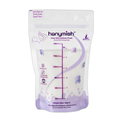 Hanymish Anne Sütü Saklama Poşeti 20 Adet 200 ml - 1