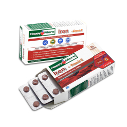 HappyMore Iron Vitamin C Takviye Edici Gıda 30 tablet - 2
