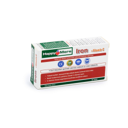 HappyMore Iron Vitamin C Takviye Edici Gıda 30 tablet - 3
