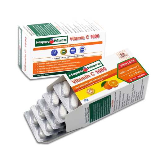 HappyMore Vitamin C Takviye Edici Gıda 50 Tablet - 2
