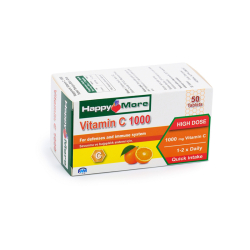 HappyMore Vitamin C Takviye Edici Gıda 50 Tablet - 6