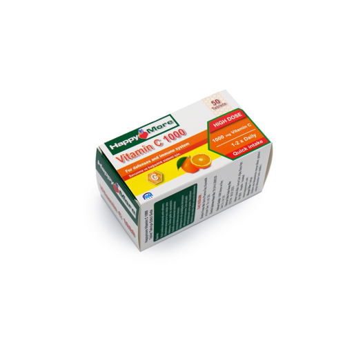 HappyMore Vitamin C Takviye Edici Gıda 50 Tablet - 4