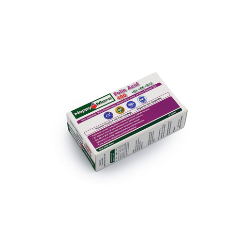 HappyMore Vitamin Folik Asit Takviye Edici Gıda 30 Tablet - 5