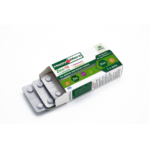 HappyMore Zinc Takviye Edici Gıda 30 Tablet - HappyMore