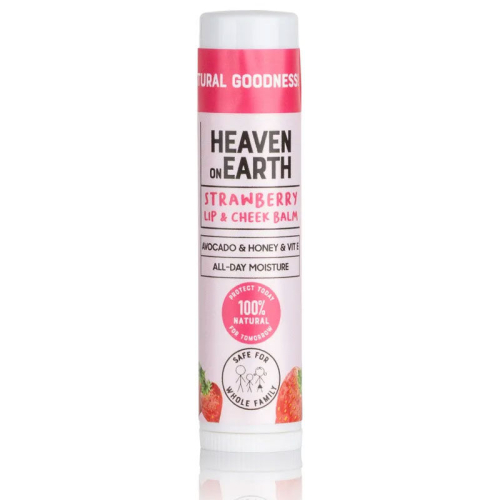 Heaven on Earth %100 Doğal Ve Organik İçerikli Lip Balm 5 gr - Strawberry Cheek Balm - Heaven On Earth
