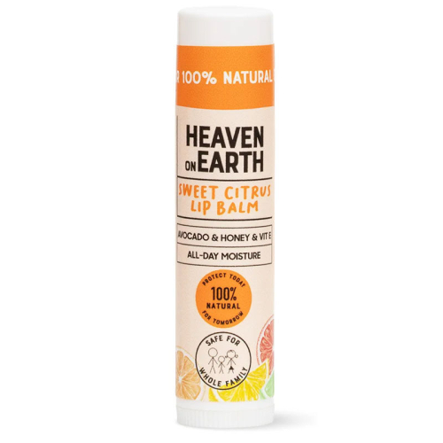 Heaven on Earth %100 Doğal Ve Organik İçerikli Lip Balm 5 gr - Sweet Citrus - Heaven On Earth