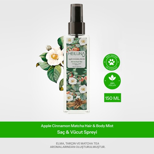 Heiluna Apple Cinnamon Matcha Saç ve Vücut Spreyi 150 ml - 2