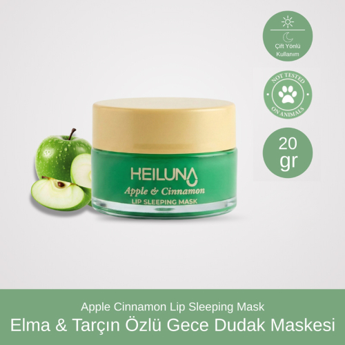 Heiluna Çatlak ve Kuru Dudaklar İçin Gece Maskesi 20 g - 2