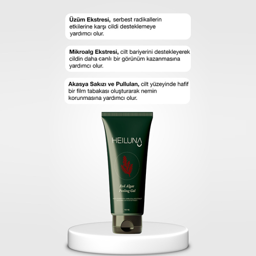 Heiluna Kırmızı Alg Peeling Jel 50 ml - 3