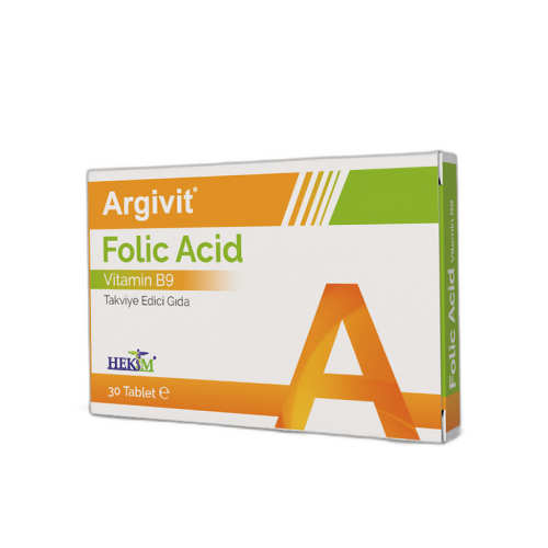 Hekim İlaç Argivit Folic Acid 30 Tablet - Hekim İlaç