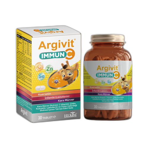 Hekim İlaç Argivit Immun Takviye Edici Gıda 30 Kapsül - Hekim İlaç