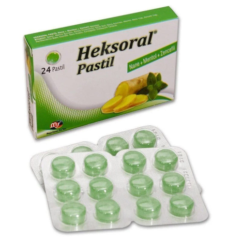 Heksoral Pastil Nane+ Mentol+ Zencefil 24 Adet - Mega Farma