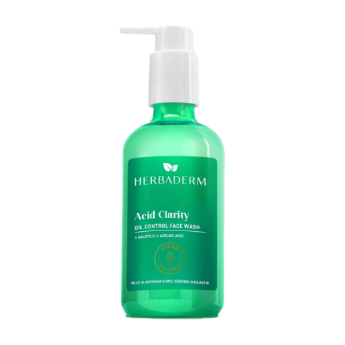 Herbaderm Acid Clarity Oil Control Face Wash 250 ml - Herbaderm