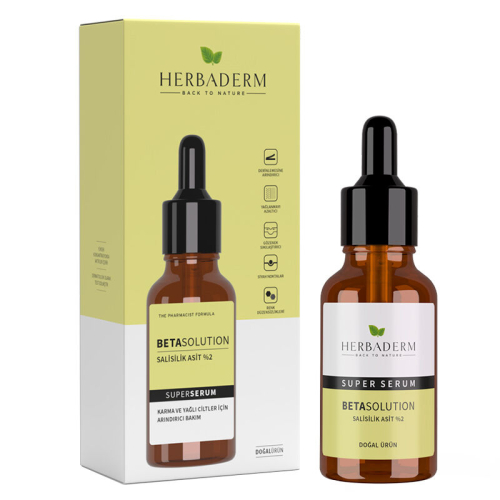 Herbaderm Beta Solution Arındırıcı Serum 30 ml - Herbaderm