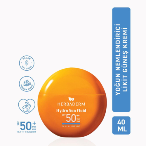 Herbaderm Hydra Sun Fluid Spf50+ Likit Güneş Koruyucu 40 ml - 2