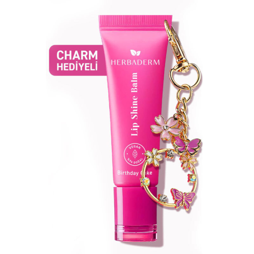 Herbaderm Lip Shine Balm - Birthday Cake 10 ml - 2