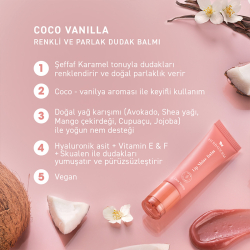 Herbaderm Lip Shine Balm - Coco Vanilla 10 ml - 6