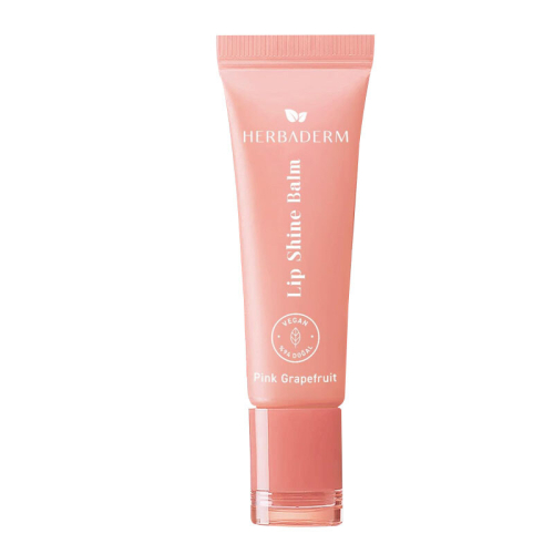 Herbaderm Lip Shine Balm - Pink Grapefruit 10 ml - Herbaderm