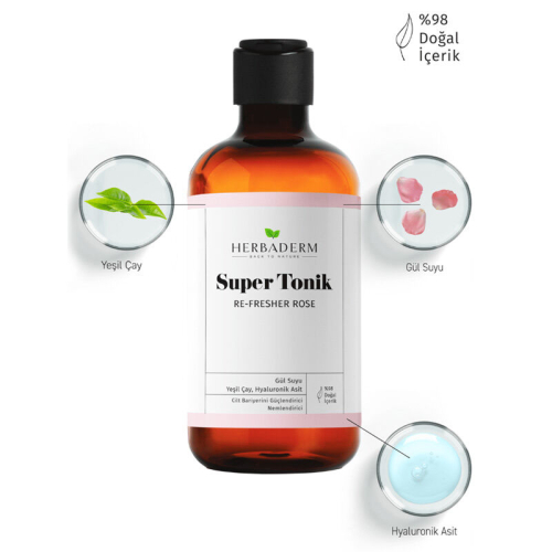 Herbaderm Re-Fresher Rose Super Tonik 250 ml - 2