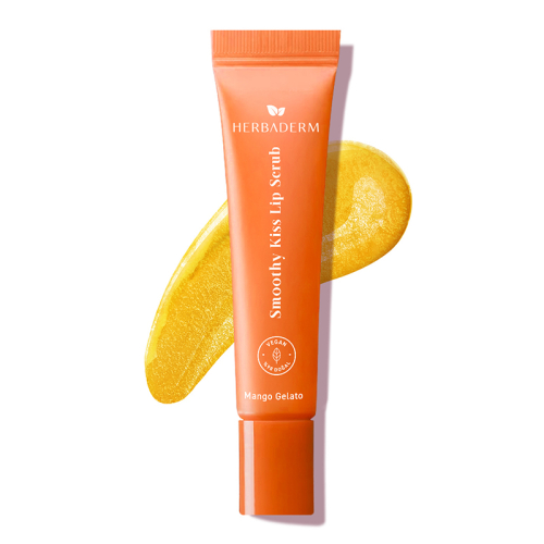 Herbaderm Smoothy Kiss Lip Scrub - Mango Gelato 15 ml - 2