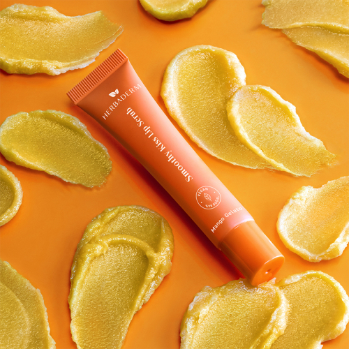 Herbaderm Smoothy Kiss Lip Scrub - Mango Gelato 15 ml - 8