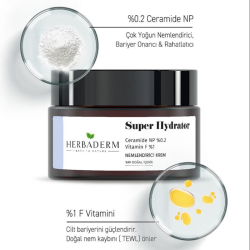 Herbaderm Super Hydrator Yoğun Nemlendirici Krem 50 ml - 2