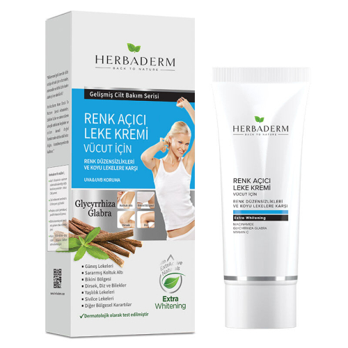 Herbaderm Vücut Beyazlatıcı Krem 60 ml - Herbaderm