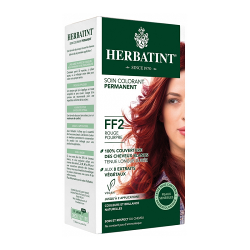 Herbatint Colour Gel Permanent FF2 Rouge Pourpre Saç Boyası 150 ml - 1