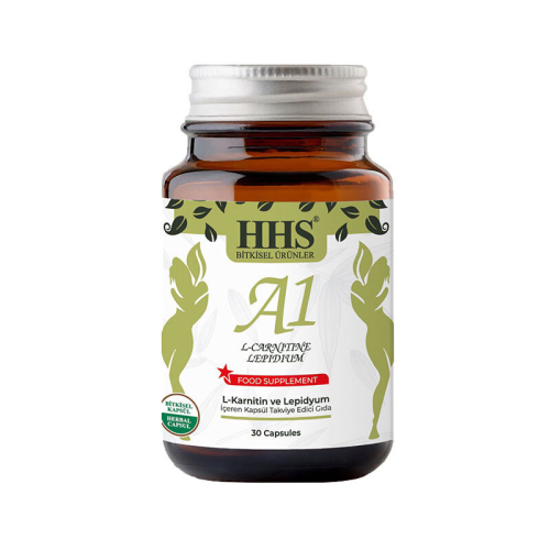 HHS A1 L-Carnitine Lepidium - Bitkisel 30 Kapsül - 1