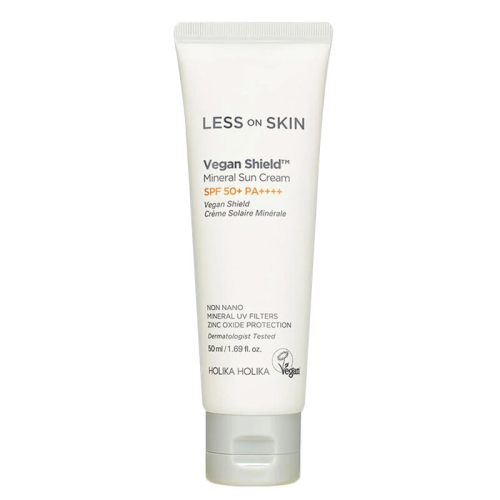 Holika Holika Less On Skin Vegan Spf 50 Shild Mineral Sun Cream 50 ml - Holika Holika