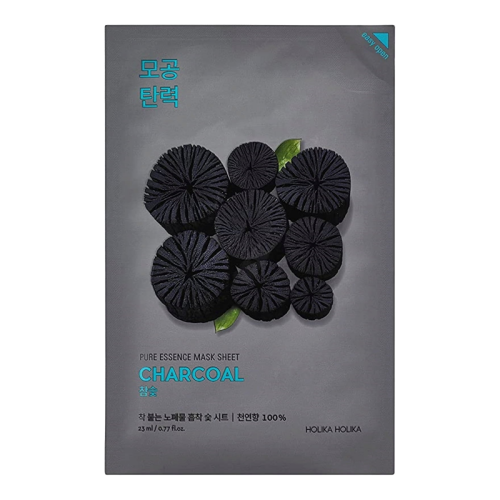Holika Holika Pure Essence Mask Sheet - Charcoal - Holika Holika