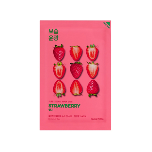 Holika Holika Pure Essence Mask Sheet - Strawberry - Holika Holika