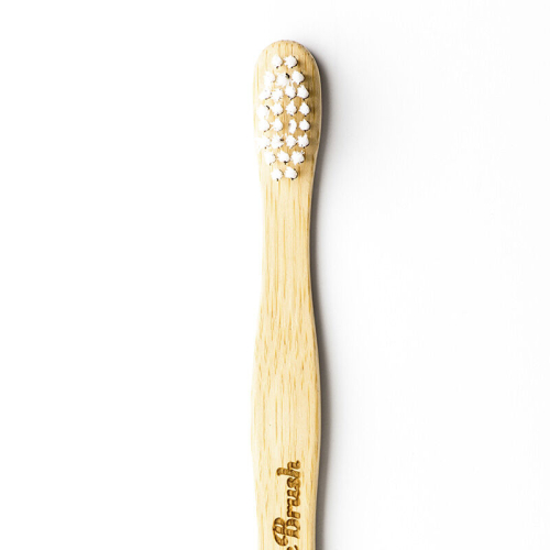 Humble Brush Doğal Yumuşak Çocuklar için Diş Fırçası - Beyaz - 8